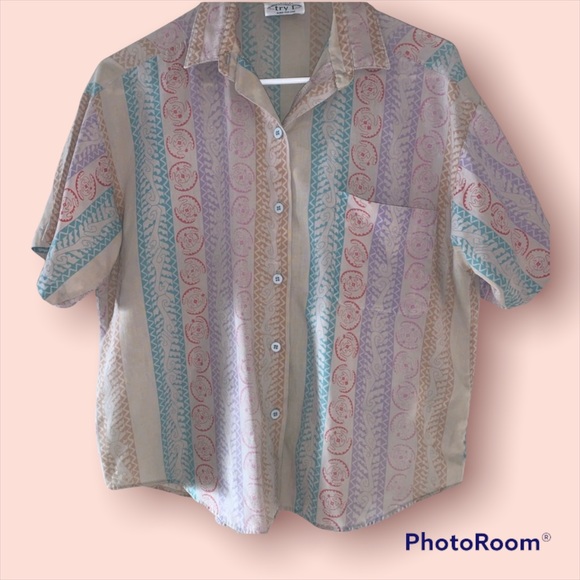 Try 1 beige button down - Picture 9 of 9